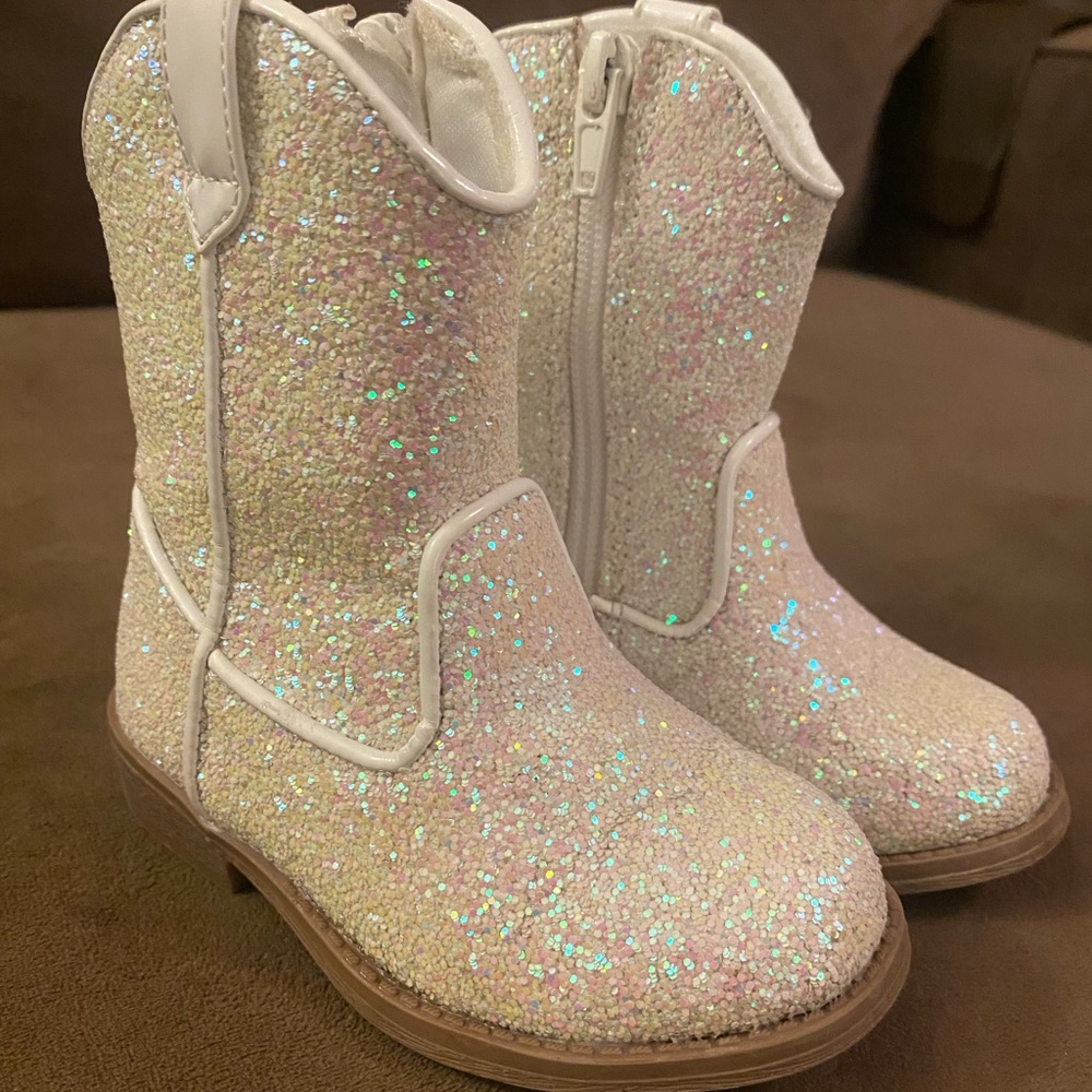 Kelly & Katie Glittery little girls Boots